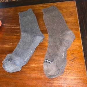 Two Pairs of Nautica Socks - Blue & Gray